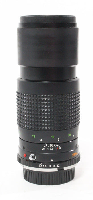 Minolta 200mm f/4.5 MC Tele Rokker-PE for Minolta MC
