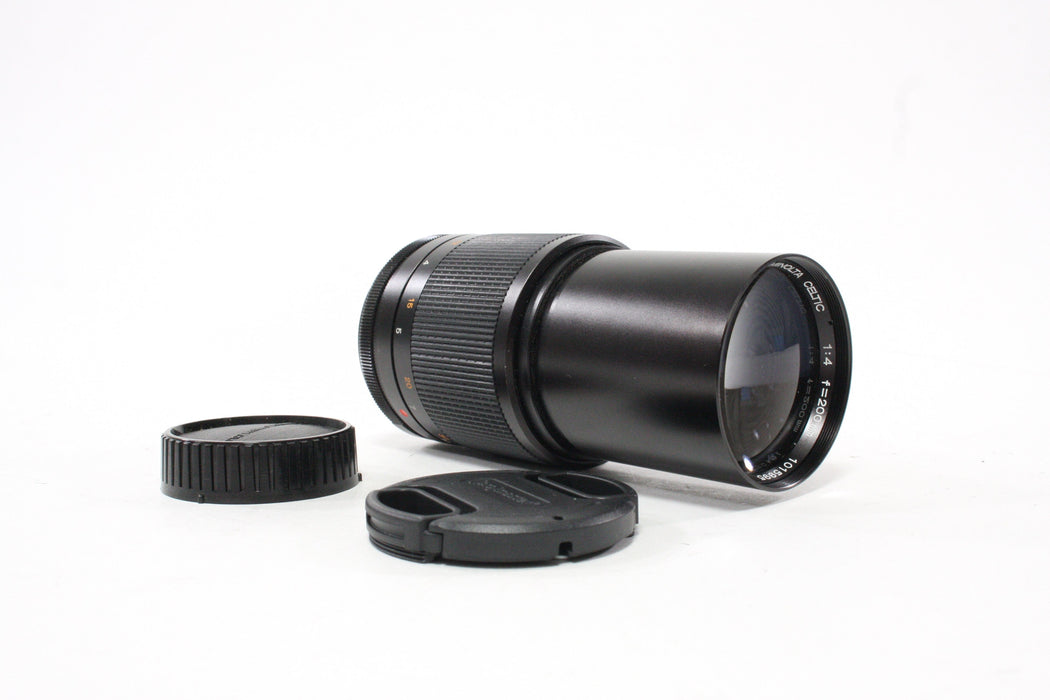 Minolta 200mm f/4 MC Celtic Lens for Minolta MD Mount
