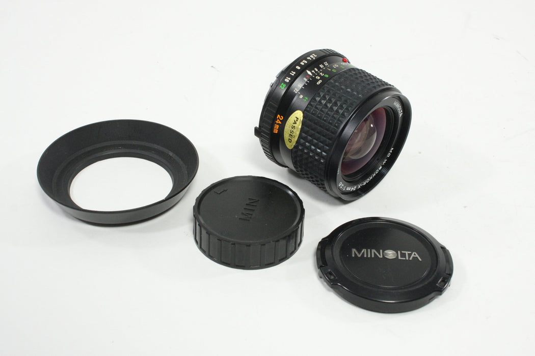 Minolta 24mm f/2.8 MD W.Rokkor-X Lens for Minolta MD Mount