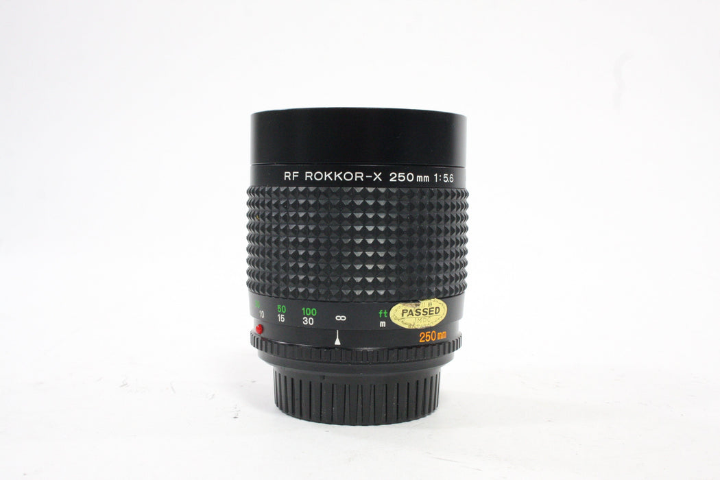 Minolta 250mm f/5.6 Rokkor-X RF Mirror Lens for MD Mount
