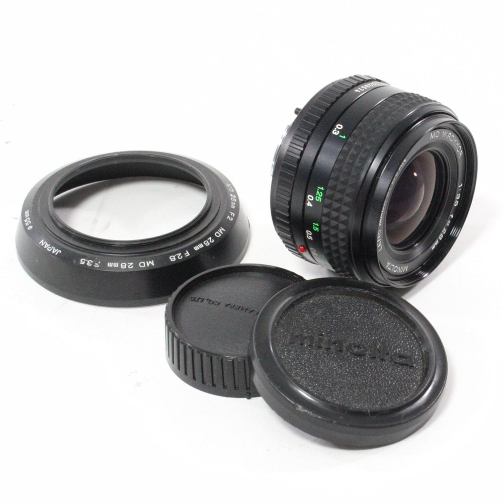 Minolta 28mm 1:35 Rokker for Minolta MD Mount