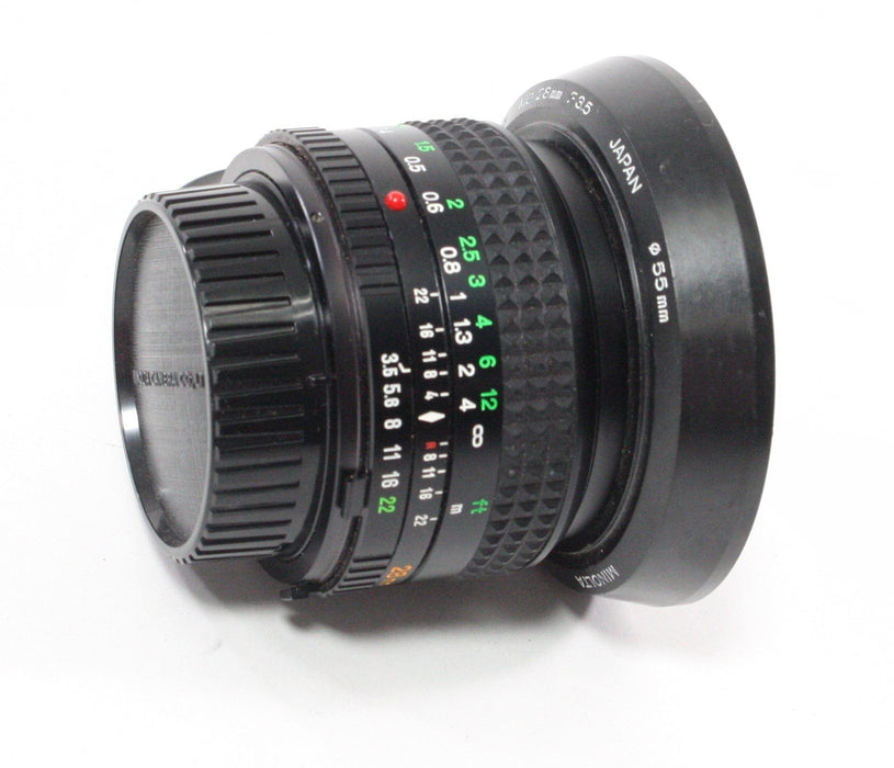 Minolta 28mm 1:35 Rokker for Minolta MD Mount