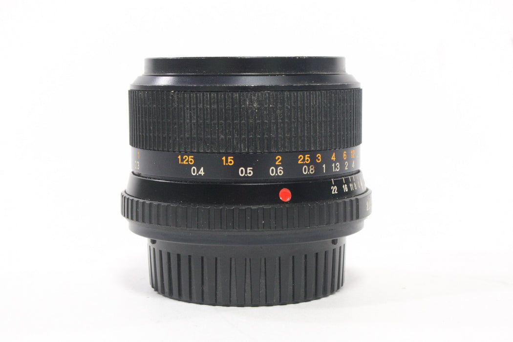 Minolta 28mm f/2.8 Celtic Lens for Minolta MD Mount