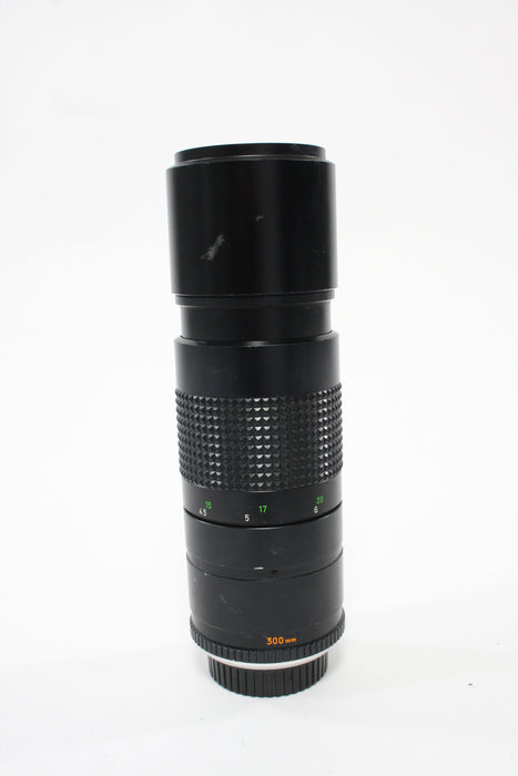Minolta 300mm f/5.6 Rokkor-X MC Tele Lens for Minolta MD Mount