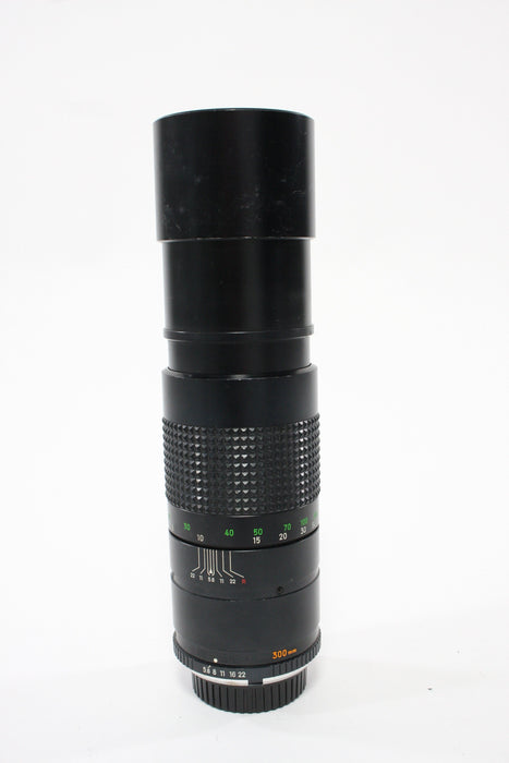 Minolta 300mm f/5.6 Rokkor-X MC Tele Lens for Minolta MD Mount