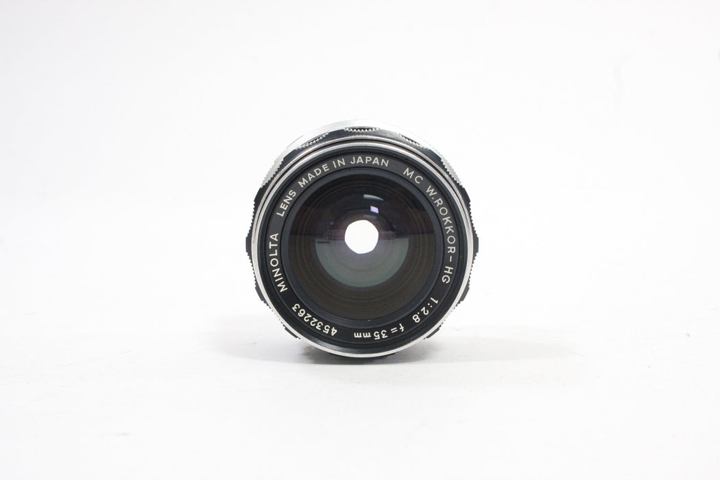 Minolta 35mm f/2.8 MC Rokkor-HG Lens for Minolta MC Mount
