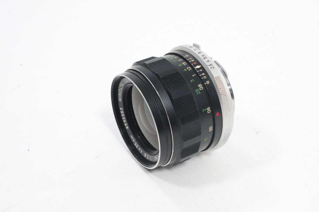 Minolta 35mm f/2.8 MC Rokkor-HG Lens for Minolta MC Mount