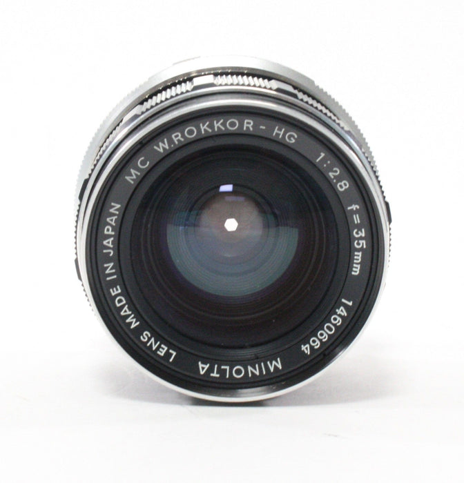 Minolta 35mm f/2.8 MC W.Rokker-HG Lens for Minolta MD Mount