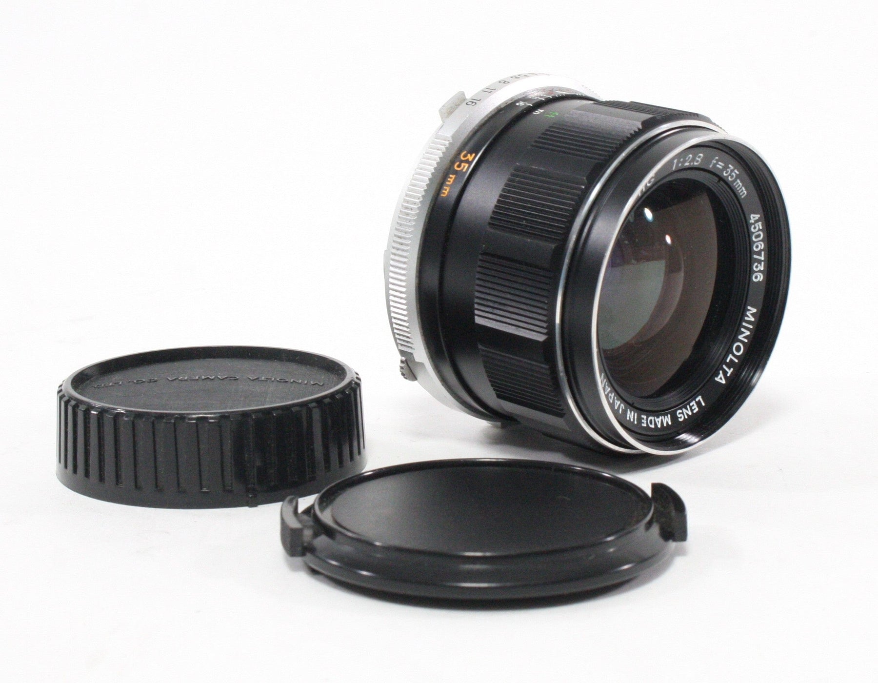 Minolta 35mm f/2.8 MC W.Rokker-HG Lens for Minolta MD Mount