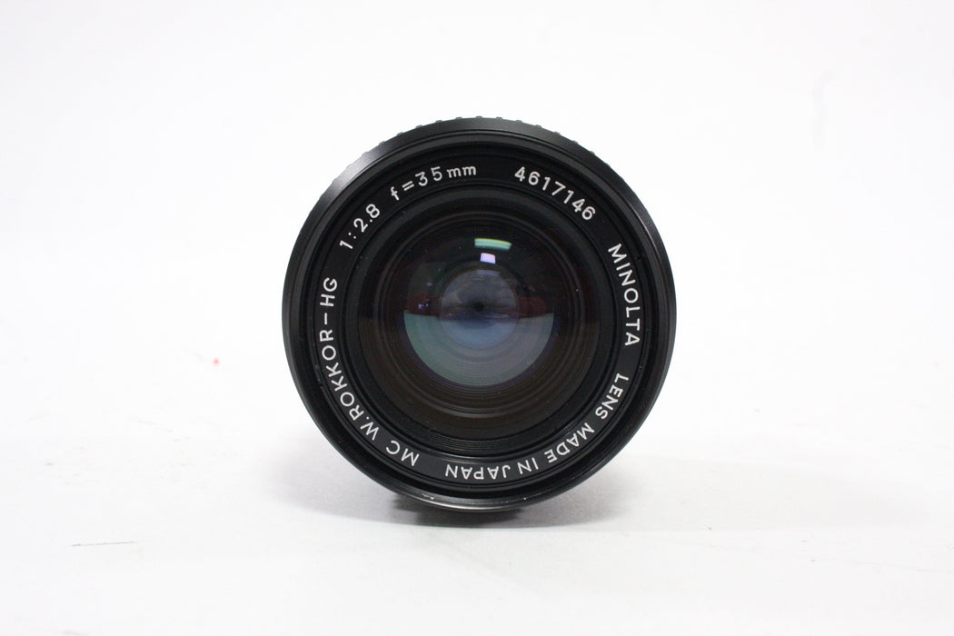 Minolta 35mm f/2.8 MC W.Rokkor-HG Lens for MD Mount AS-IS