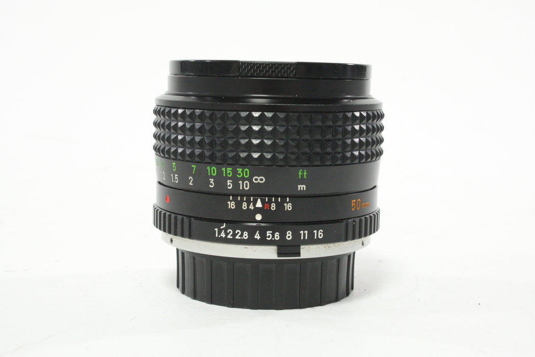 Minolta 50mm f/1.4 MC Rokkor-PG Lens for Minolta MD Mount