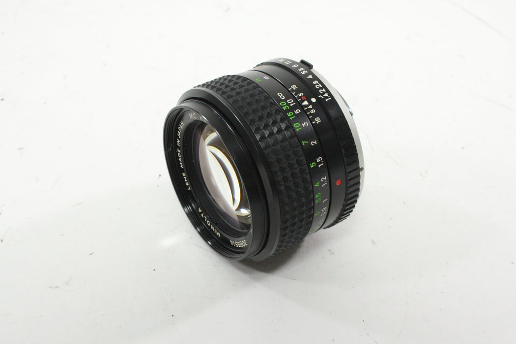 Minolta 50mm f/1.4 MC Rokkor-PG Lens for Minolta MD Mount