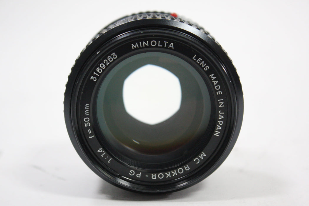 Minolta 50mm f/1.4 Rokkor-PG Lens for MC Mount