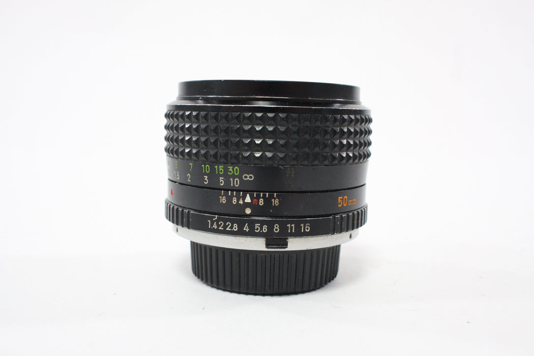 Minolta 50mm f/1.4 Rokkor-PG MC Lens for Minolta MD Mount