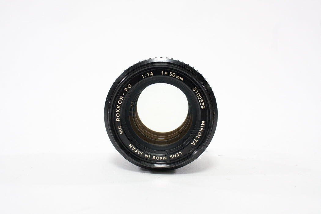 Minolta 50mm f/1.4 Rokkor-PG MC Lens for Minolta MD Mount