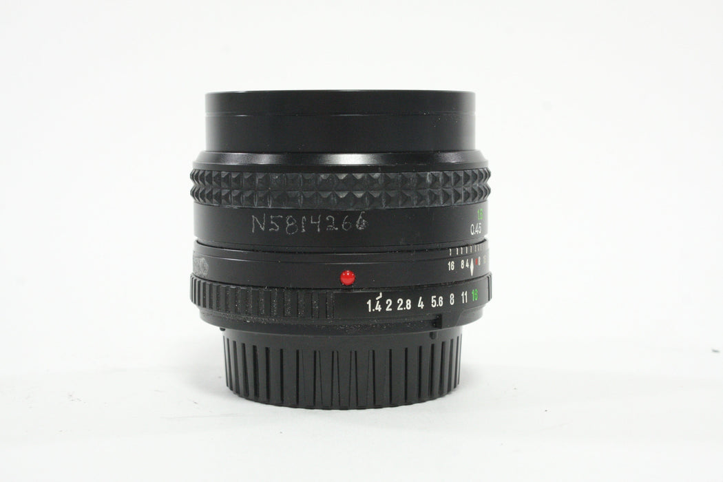 Minolta 50mm f/1.4 Rokkor-X Lens for Minolta MD Mount