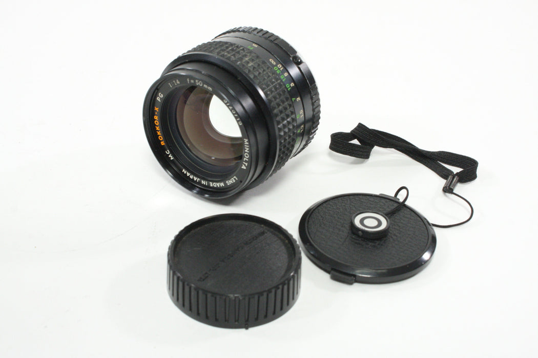 Minolta 50mm f/1.4 Rokkor-X MC PG for Minolta MD Mount
