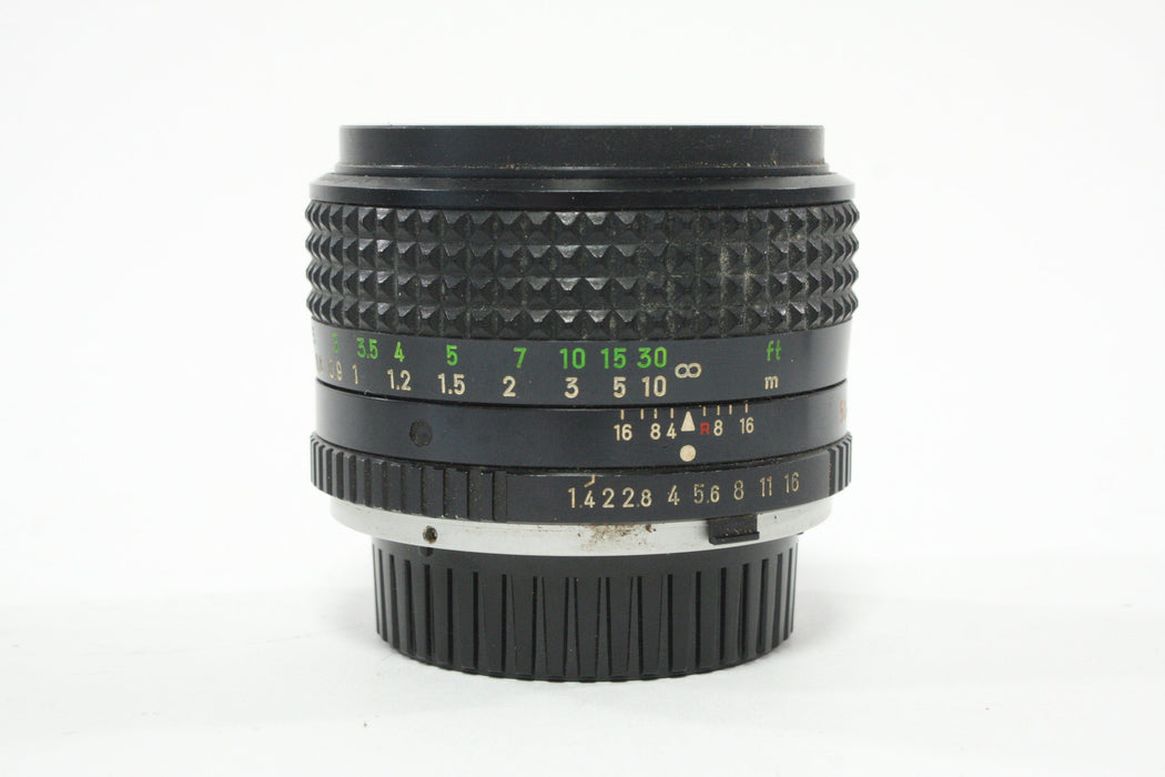 Minolta 50mm f/1.4 Rokkor-X MC PG for Minolta MD Mount
