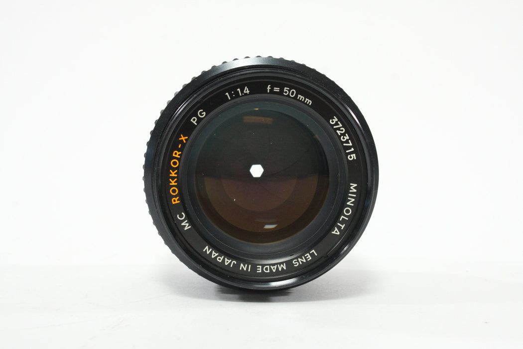 Minolta 50mm f/1.4 Rokkor-X MC PG for Minolta MD Mount