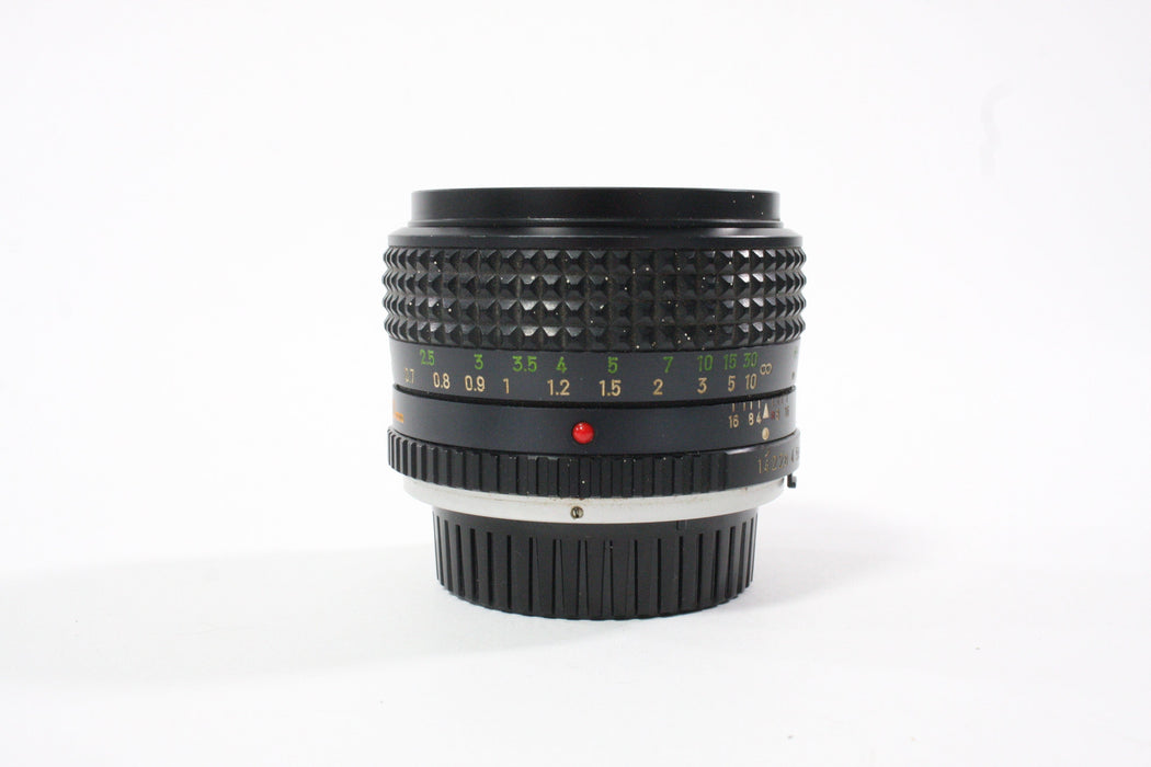 Minolta 50mm f/1.4 Rokkor-X PG Lens for Minolta MC/MD Mount