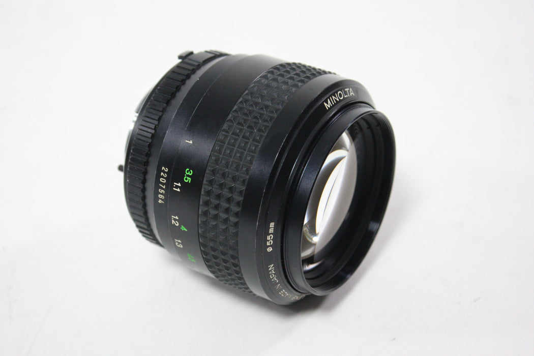 Minolta 85mm f/1.7 Rokkor-X Lens for MD Mount