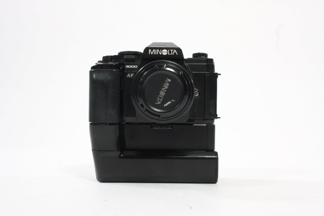 Minolta AF 9000 35mm SLR Camera with MD-90 Winder Battery Grip