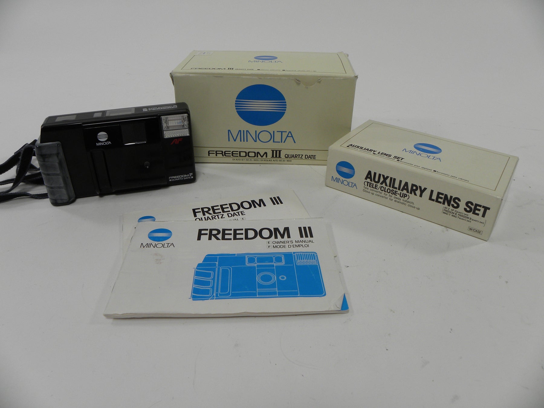 Minolta Freedom III QD w/Auxiliary lenses