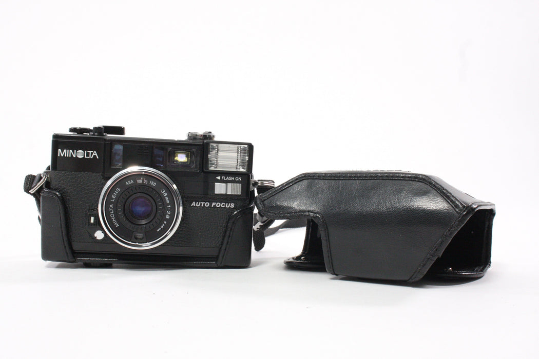 Minolta Hi-Matic AF2 35mm Camera with Case