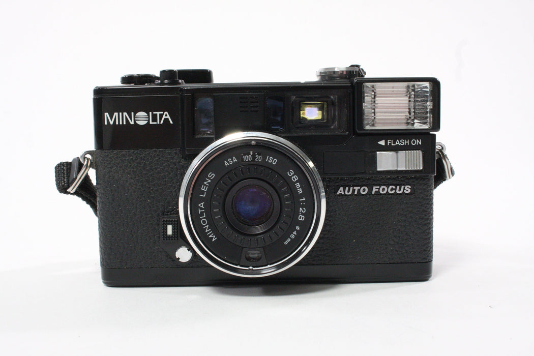 Minolta Hi-Matic AF2 35mm Camera with Case