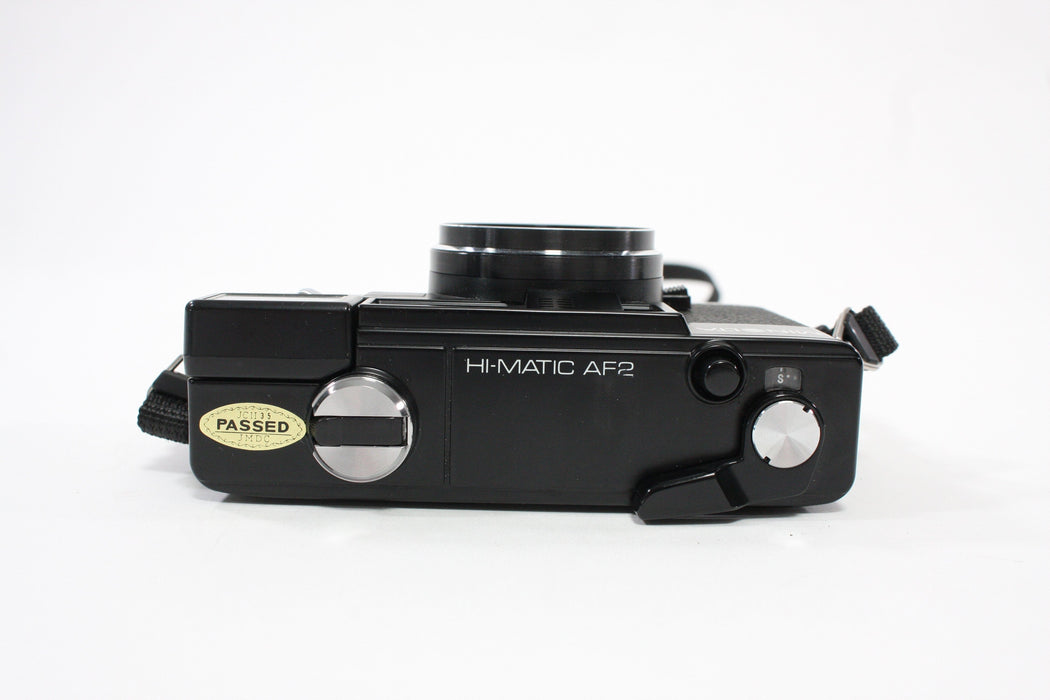 Minolta Hi-Matic AF2 with Case and Auxillary Lens