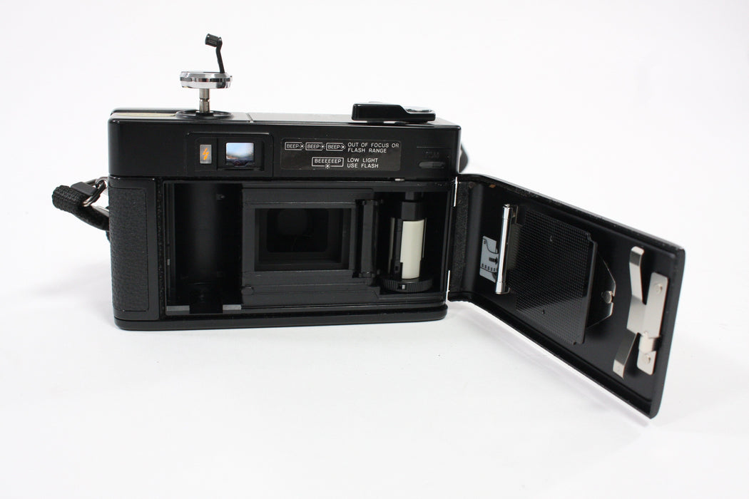 Minolta Hi-Matic AF2 with Case and Auxillary Lens