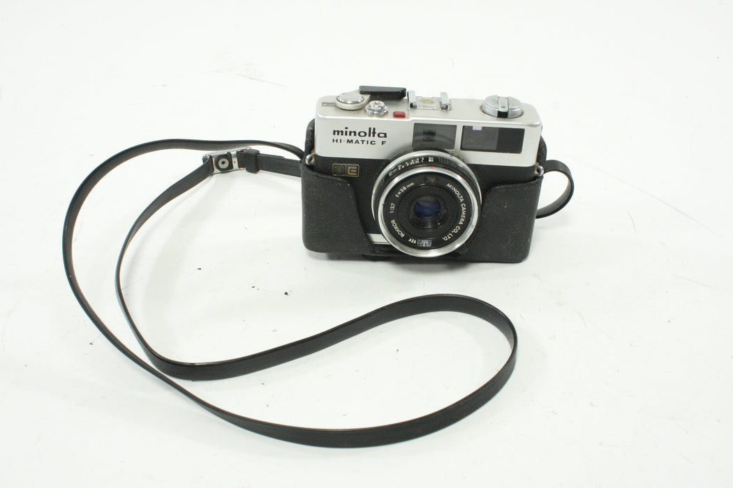 Minolta Hi-Matic F 35mm Rangefinder Camera AS-IS