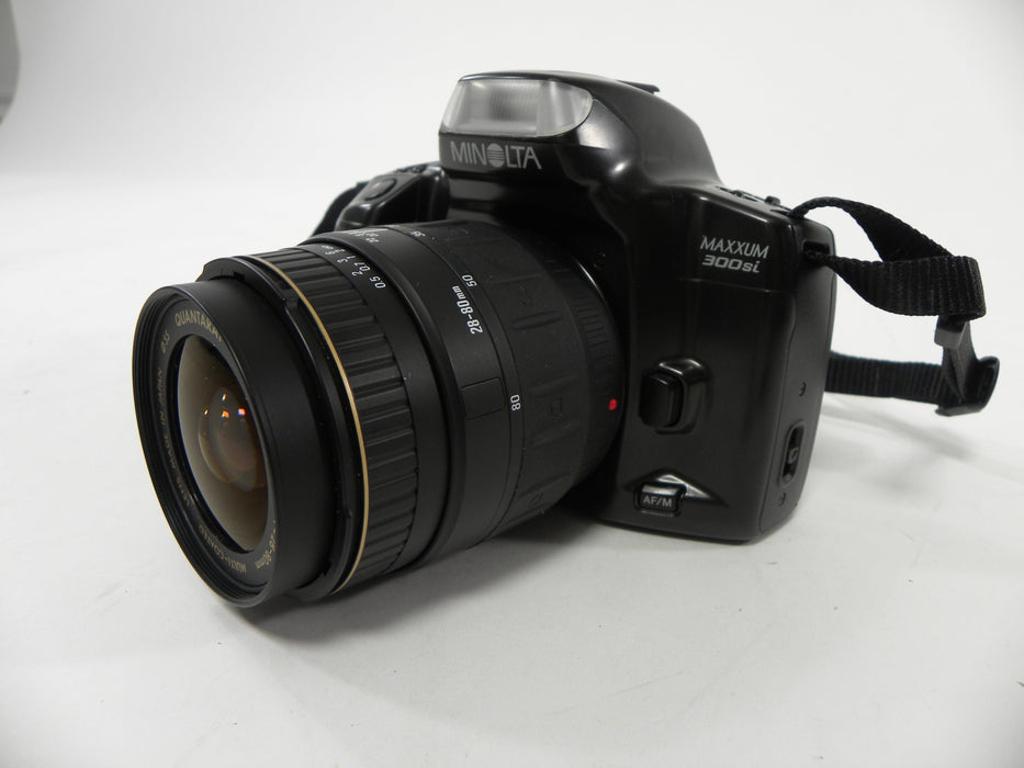Minolta Maxxum 300si 35mm SLR w/Quantaray MX AF MC 28-80 f3.5-5.6