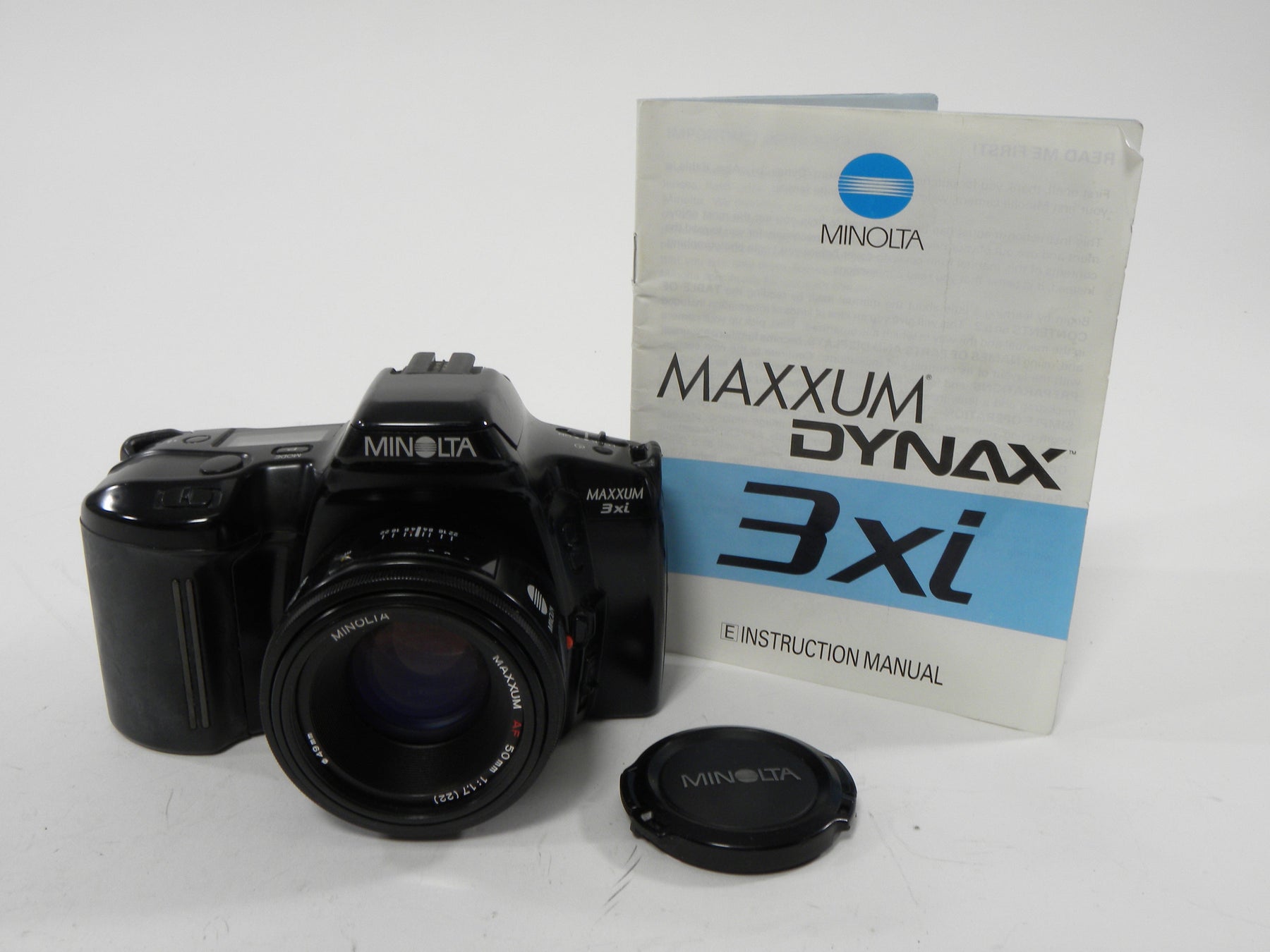 Minolta Maxxum 3xi 35mm SLR w/Maxxum 50mm f1.7