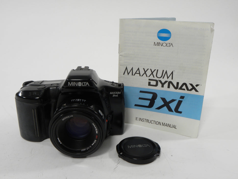 Minolta Maxxum 3xi 35mm SLR w/Maxxum 50mm f1.7