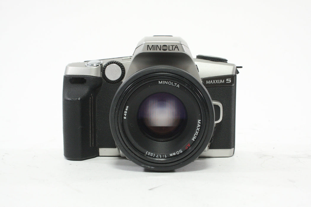 Minolta Maxxum 5 35mm SLR Camera with 50mm f/1.7