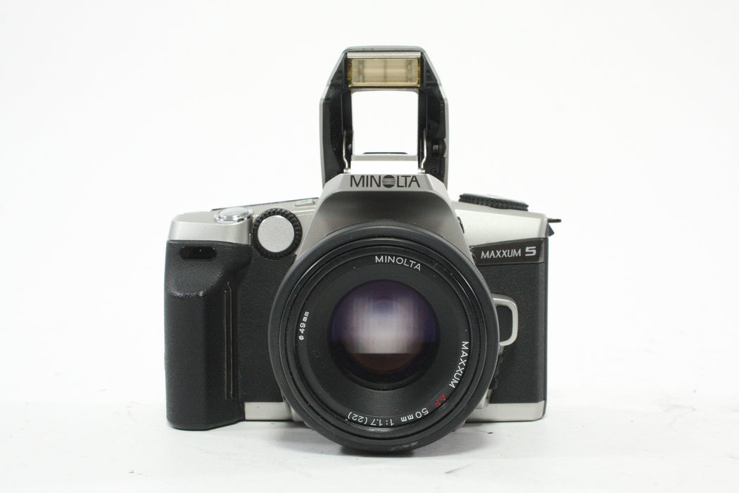 Minolta Maxxum 5 35mm SLR Camera with 50mm f/1.7
