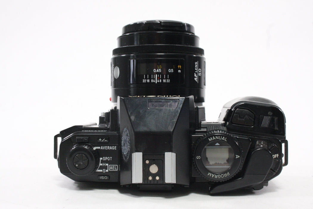 Minolta Maxxum 9000 AF 35mm SLR Camera with 50mm f/1.7 Lens