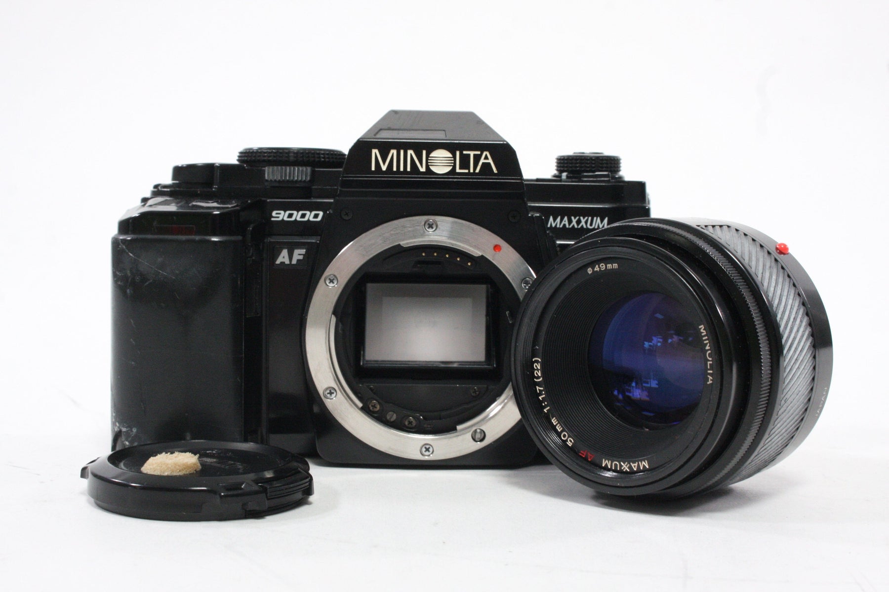 Minolta Maxxum 9000 AF 35mm SLR Camera with 50mm f/1.7 Lens