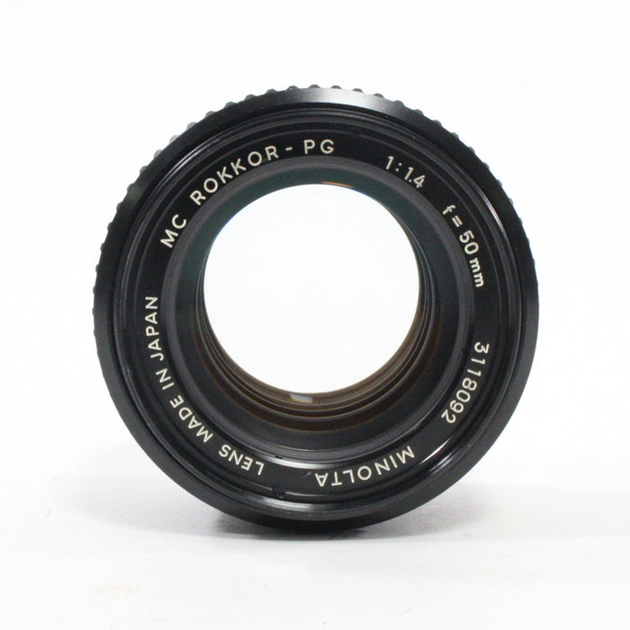 Minolta MC Rokkor-PG 50mm f/1.4 lens for Minolta MC Mount