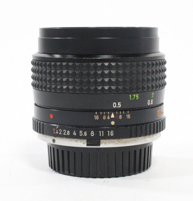 Minolta MC Rokkor-PG 50mm f/1.4 lens for Minolta MC Mount