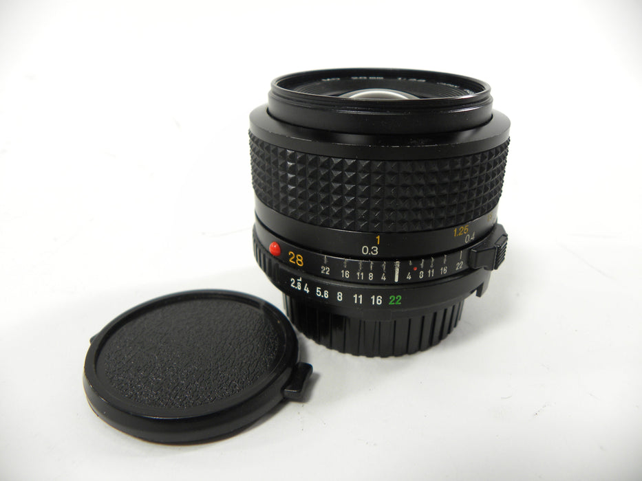 Minolta MD 28mm f2.8 lens