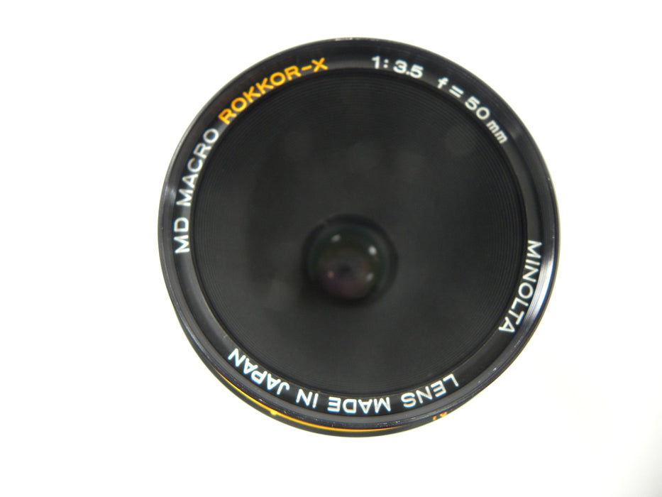 Minolta MD Macro Rokkor-X 50mm f3.5 w/Adapter