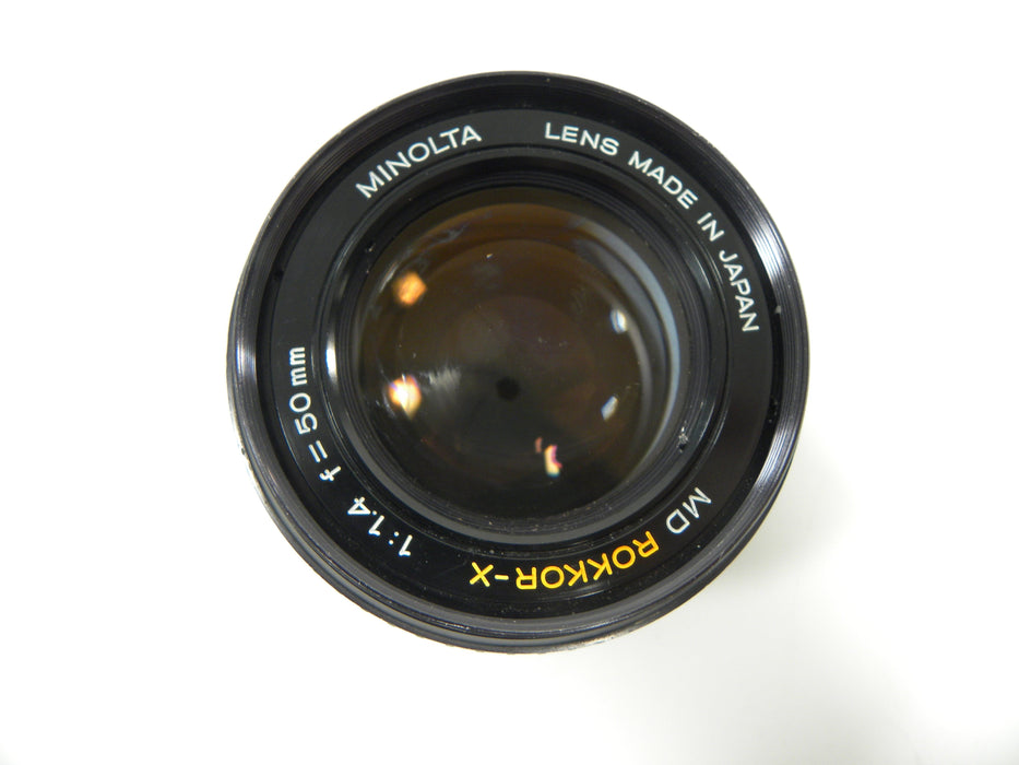 Minolta MD Rokkor-X 50mm f1.4 lens