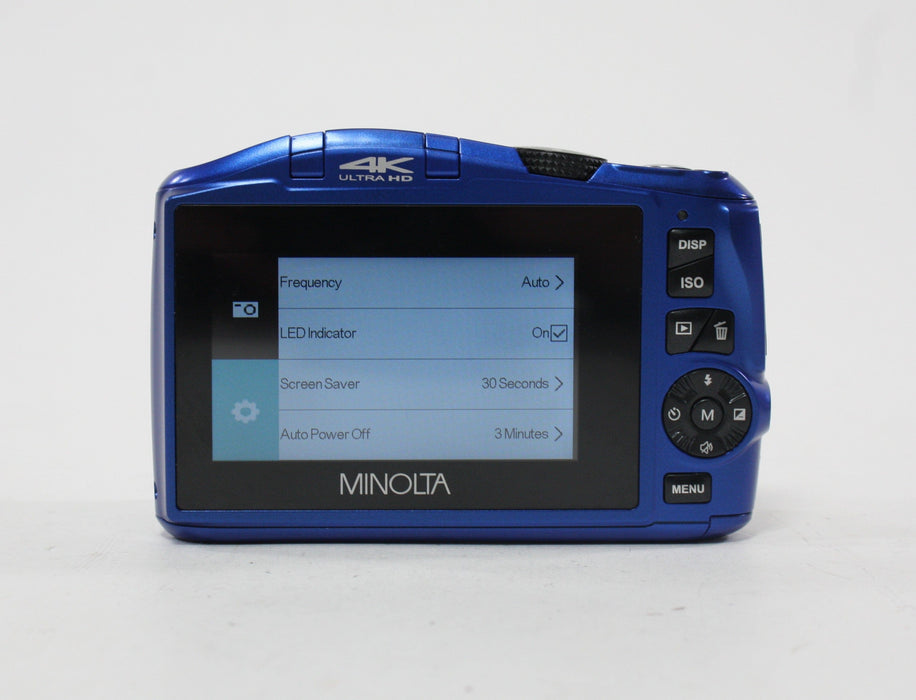 Minolta MND 50 Digital Point-and-Shoot Camera 16x Zoom 48.0mp (Blue)