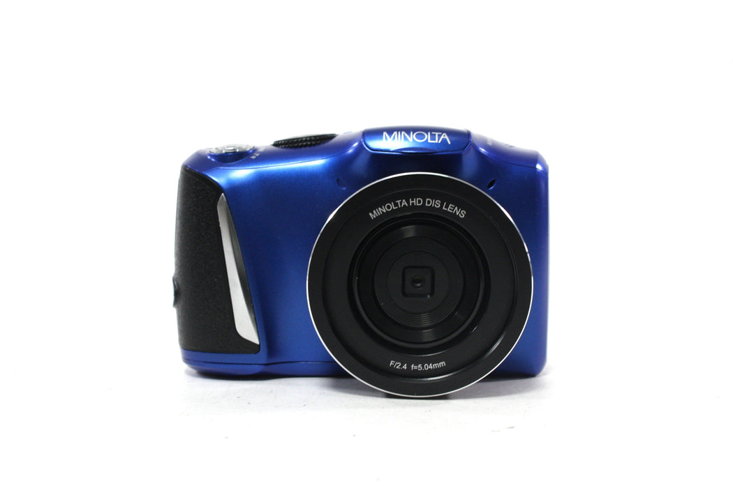Minolta MND 50 Digital Point-and-Shoot Camera 16x Zoom 48.0mp (Blue)