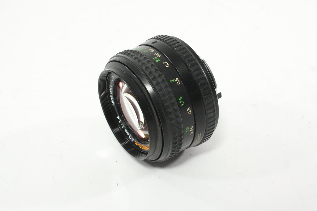Minolta Rokkor-X 50mm f/1.4 Lens for Minolta MD Mount