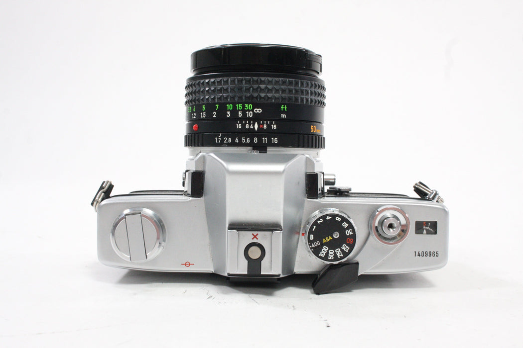 Minolta SR-T 201 35mm Camera with 50mm f/1.7 Lens