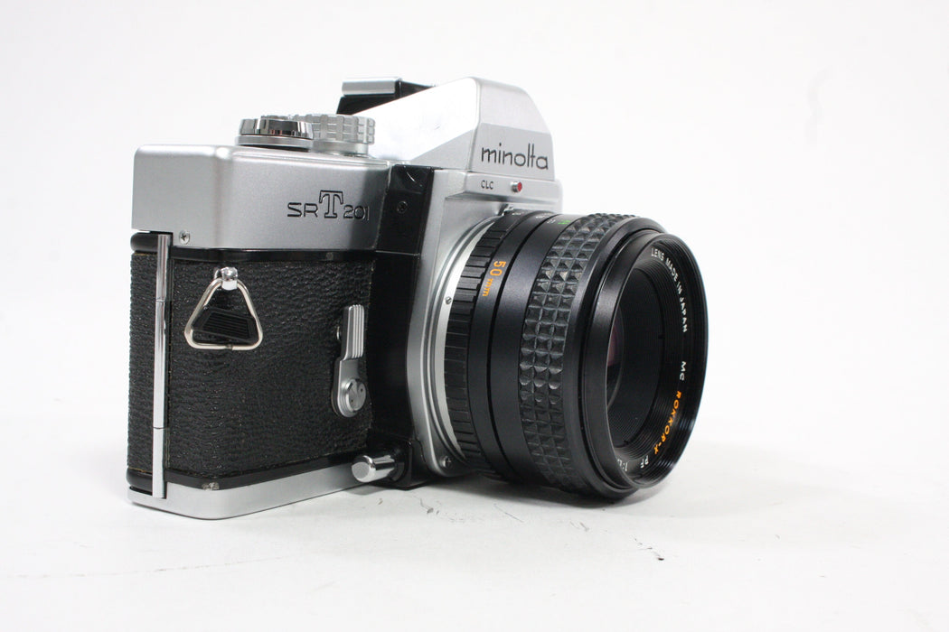 Minolta SR-T 201 35mm Camera with 50mm f/1.7 Lens