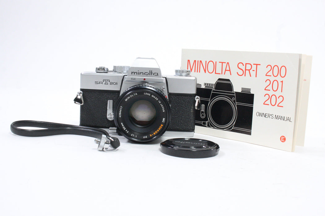 Minolta SR-T 201 35mm Camera with 50mm f/1.7 Lens